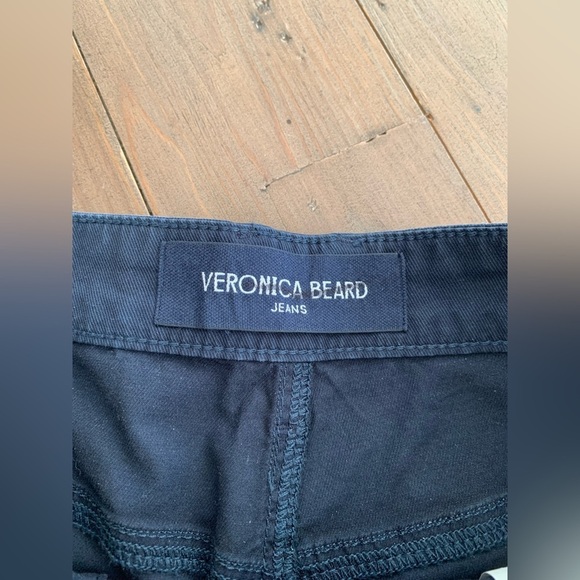 Veronica Beard Crosbie Navy Cropped Wide-Leg Pant NWT - Picture 5 of 7